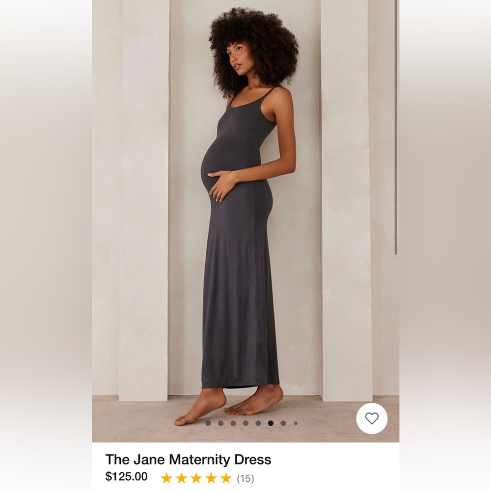 MATERNITY- BUMPSUIT the Jane dress in Slate
XS